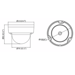 DS-2CD2165G0-I-BLK Hikvision 6MP DarkFighter Fixed Dome IP Camera Black
