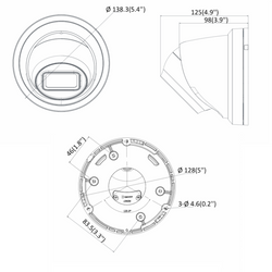 DS-2CD2365G1-I-BLK Hikvision 6MP DarkFighter Turret IP Camera Black