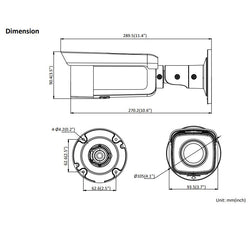 DS-2CD2T65G1-I5-4 Hikvision 6MP DarkFighter Network Bullet Camera